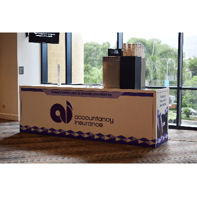 Signage Coffee Juice Counter Front 2m - 2040mmWx10