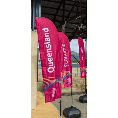 Feather Flag Double Sided