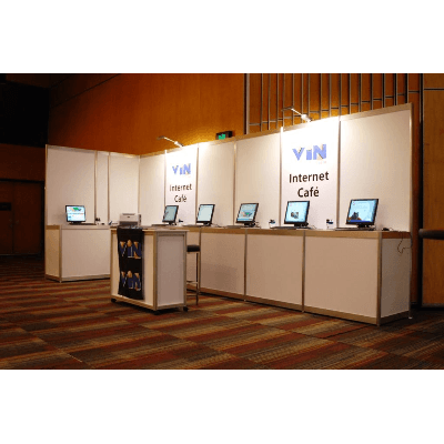 Signage Internet Kiosk Octanorm Per Sign