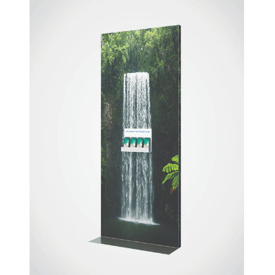 CHARGE BAR FREESTANDING with CLIENT GRAPHICS