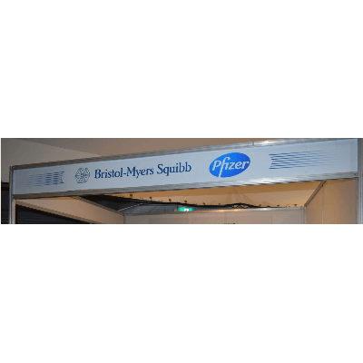 Octanorm Fascia Panel - 1535mmWx480mmHx3mmD White