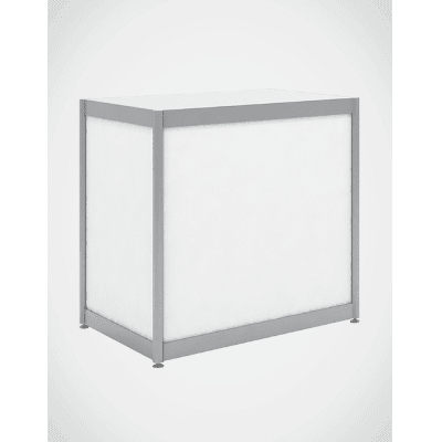 REGISTRATION COUNTER NARROW 1M WHITE - Package