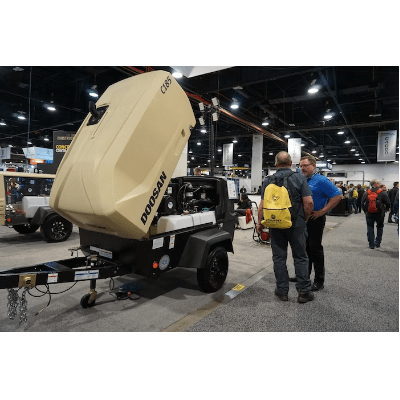 Doosan 185 Towable Air Compressor rental
