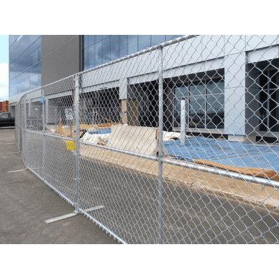Temporary Fence (20ft Section with base Stands) rental
