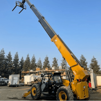 2018 CAT TL1255D 12,000 lb Reach Lift rental