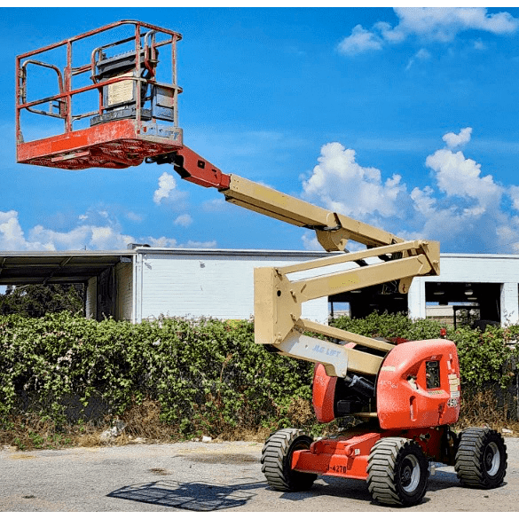 Boom Lift 45 Ft Height Articulating 4 Wheel Drive